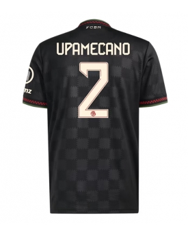 Bayern Munich Dayot Upamecano #2 Maglia Gara Terza Repliche 2025-26 Maniche Corte